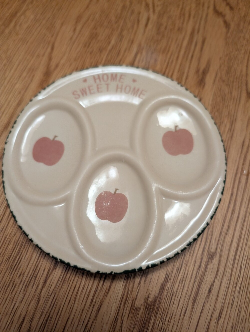 Apple spoon rest home sweet home country chic cottage granny kitchen farm 80/90s